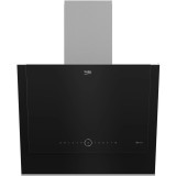 Hota incorporabila decorativa Beko BHCA67841BBHSI, Putere de absorbtie 850 mc/h, Hob2Hood connectivity, Iluminare LED, Control touch, Auto Shut-Down,