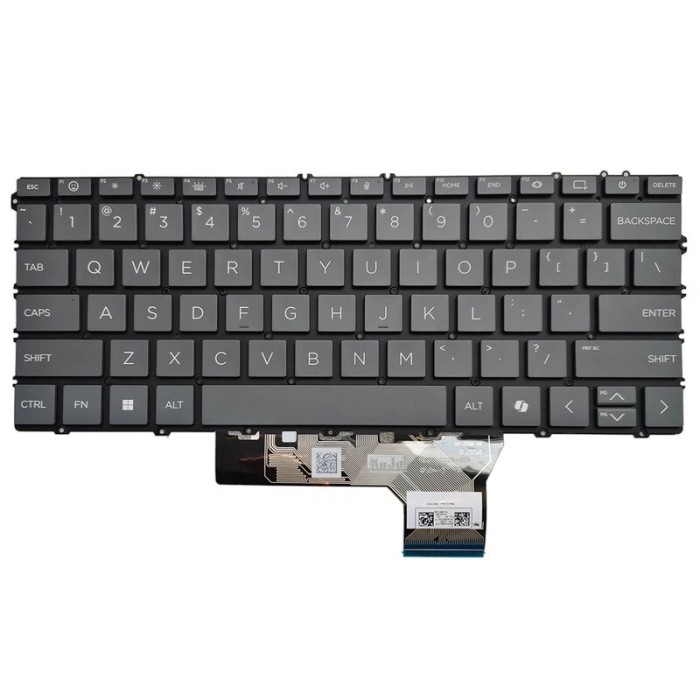 Tastatura Laptop 2-in-1, HP, Envy X360 16-AC, 16-AD, TPN-C174, iluminata, gri, layout US