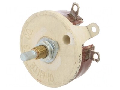 Potențiometru Axial 80&amp;Omega; 50W 6,35mm Ax Crestătură D foto