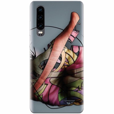 Husa silicon pentru Huawei P30, Abstract Minimalistic Hands foto