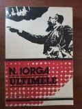 Ultimele- N. Iorga