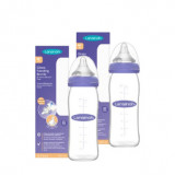 Set biberoane din sticla, 2 x 240ml, Lansinoh