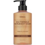 Gel de dus exfoliant pentru corp cu apa termala Cozy Darjeeling, 500ml, Kundal
