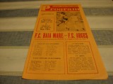 Program - F. C. Baia Mare - F. C. Arges - 4 decembrie 1983