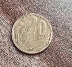 C50 - Moneda foarte veche - 20 centi - Africa de Sud - 2003
