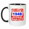 Cana maner negru personalizata Fabricat in 1948 toate piesele sunt originale, INOVATIX&reg;. 330ml