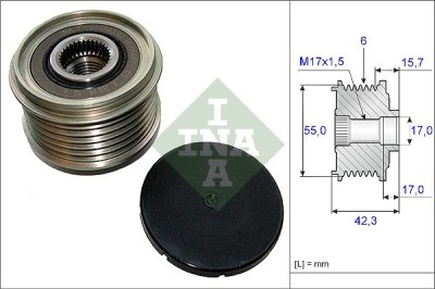 INA 535 0154 10 Sistem roata libera, generator foto