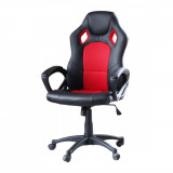 Scaun gamer Basic cu spatar color, Rosu, Timelesstools