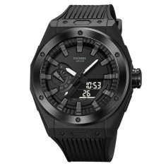 Ceas Sport Skmei barbatesc Casual Fashion Dual Time Quartz Negru