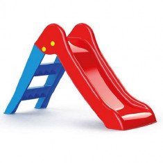 Tobogan pentru copii prevazut cu scara, rosu-albastru, 70x111x47cm foto