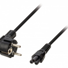 Cablu de alimentare Schuko unghi 90 grade tata - IEC-320-C5 2m cupru Valueline