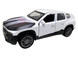 Macheta BMW XM 1:32 alb cu sunet si lumini deschide usile fat si capota motor
