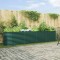 vidaXL Strat &icirc;nălțat de grădină Verde 400 x 80 x 81 cm Oțel 42008122