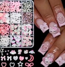 Figurine 3D volumetrice pentru manichiură, set D1