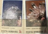(3) Timbre Serii Romania Flori de mina Turism, Stampilat