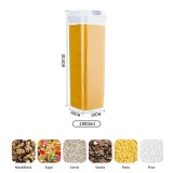 Cutie de Depozitare Alimente, Flippy, 1.9 L, cu capac, Alba