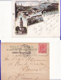 Plymouth- Anglia -1899-litografie