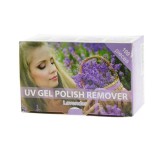 Cumpara ieftin Pliculete cu soak off remover 100 buc - Lavanda, Global Fashion