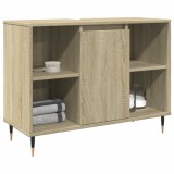 Gossi dulap pentru baie, stejar sonoma, 80x33x60 cm, lemn compozit