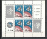 Romania.1969 Cosmonautica Apollo 12-Bl. YR.442