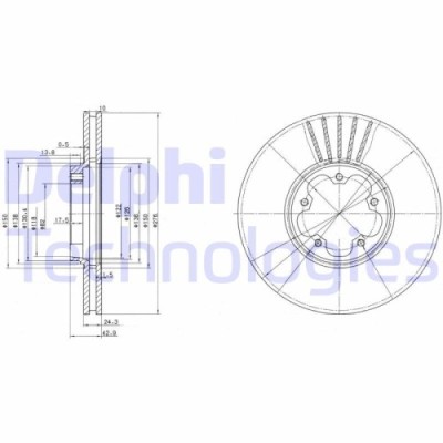 Delphi Disc frana foto