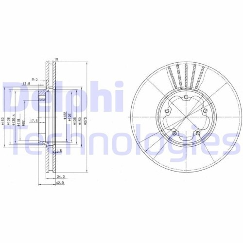 Delphi Disc frana