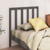 VidaXL Tăblie de pat, gri, 95x4x100 cm, lemn masiv de pin 822239