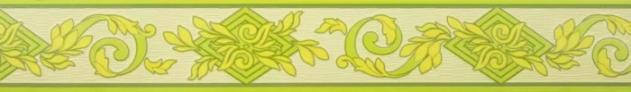 Bordura decorativa pentru tapet, clasic, verde, 5.3cm x 10m, F802-145