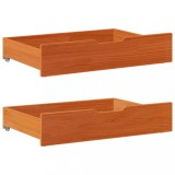 vidaXL Sertare de pat 2 buc. 80x55x17 cm maro ceruit lemn masiv de pin