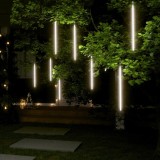 Lumini de meteoriți 8 buc. alb rece 50 cm 288 LED-uri int./ext.