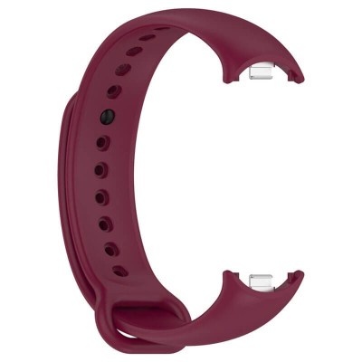 Curea Edman compatibila Xiaomi Mi Band 8/Mi Band 9, Visiniu foto