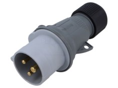 Conector alimentare AC trifazate AMPHENOL IP&amp;S 16A 3 pini IP44