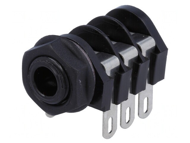 Soclu Jack 6.3mm Mamă Stereo cu &Icirc;ntrerupător Triplu