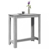 Gossi masa de bar, sonoma gri, 102x50x103,5 cm, lemn prelucrat