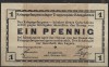 RARR : GERMANIA = LAGERGELD KONIGSBRUCK - 1 PFENNIG 1915 - AUNC / CEA DIN SCAN