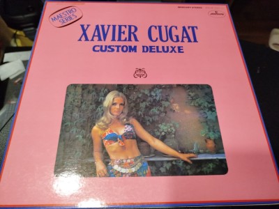 Vinil LP &amp;quot;Japan Press&amp;quot; Xavier Cugat &amp;ndash; Custom Deluxe (VG) foto