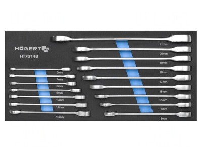 Set Chei Combinate cu Piedică 16 Buc HT7G146 foto