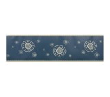Bordura Decorativa Autoadeziva DM-Fix DM-B1106, 10cm x 10m, Albastru/Gri, Model Geometric, Perete