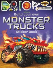 Build Your Own Monster Trucks Sticker Usborne Books foto