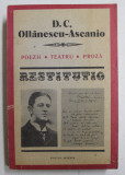 D.C OLLANESCU - ASCANIO - POEZII , TEATRU , PROZA , 1988