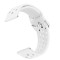 Curea din silicon, compatibila Garmin Vivoactive 4, telescoape Quick Release, 22mm, Alb