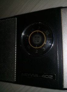 Svítidlo čiré Sovětské tranzistorové rádio Neywa 402 / od letokruhy