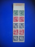 HOPCT TIMBRE SUEDIA MNH 951 MITOLOGIE NORDICA CARNET-10 VALORI 1981-NESTAMPILAT