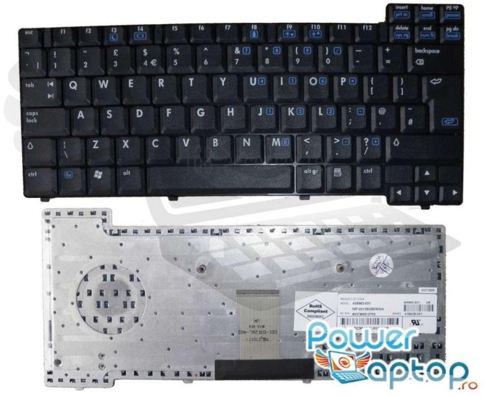 Tastatura Compaq HP nx6100, HP nx6105, HP nx6110, HP nx6120, HP nx6130, HP nx6140, HP nx6300, HP nx6310, HP