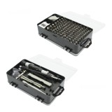 Trusa surubelnite de precizie pentru electronice, 120 piese, biti Torx, cruce si hexagonal