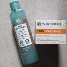 Crema regeneratoare CALENDULA + Lotiune Galbenele - Yves Rocher