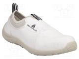 Pantofi albă microfibră alunecare şocuri Dimensiune 36 DELTA PLUS