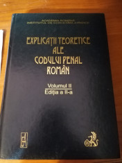 Explica?ii teoretice ale Codului Penal Roman foto