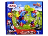 Set pista magnetica Thomas and Friends 93 piese cu locomotiva electrica