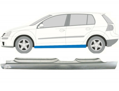 Prag VW GOLF 5 (1K), 10.2003-05.2009, model Hatchback 5 Usi, KLOKKERHOLM, partea stanga, protectie foto